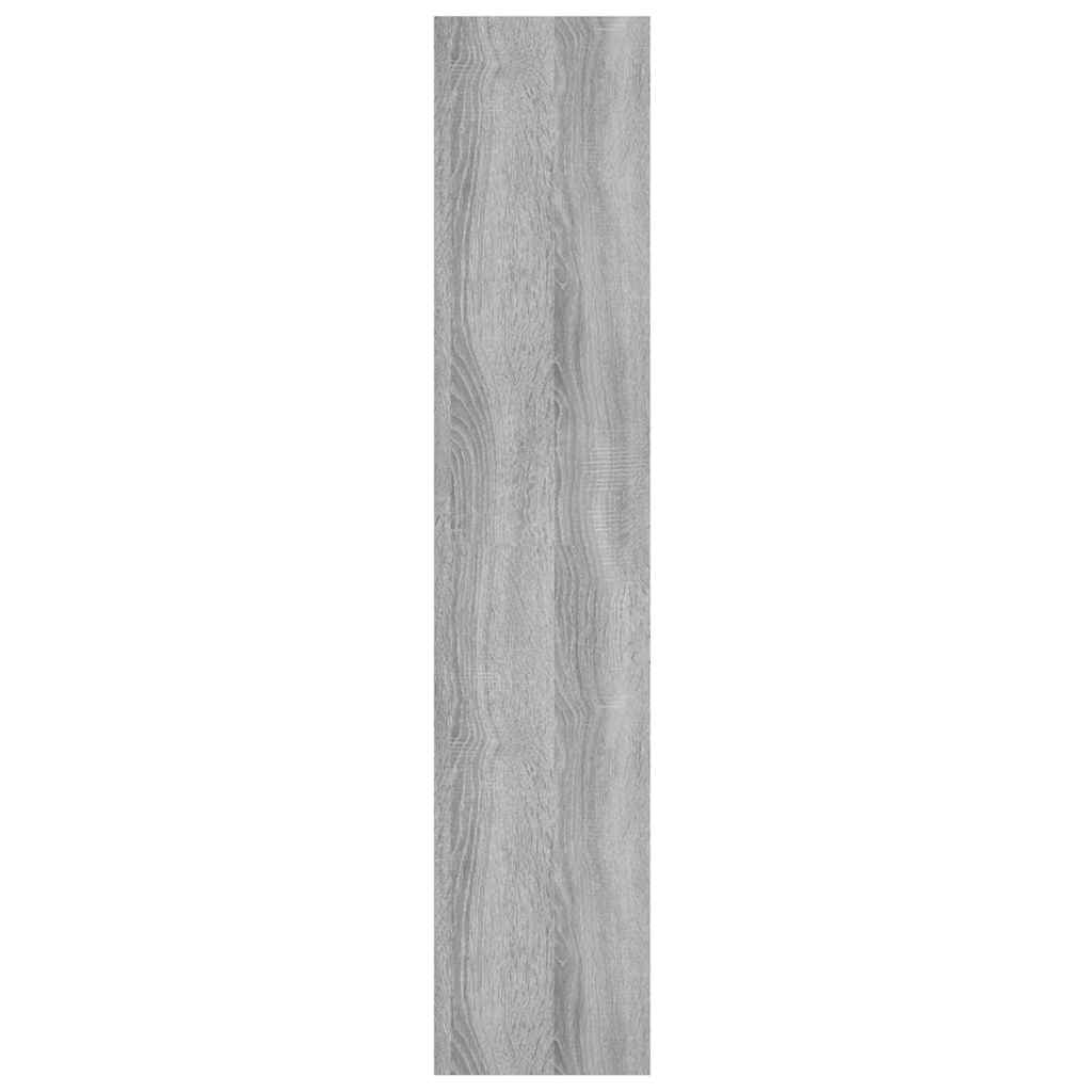 Wall Shelf Grey Sonoma 90x16x78 cm Engineered Wood