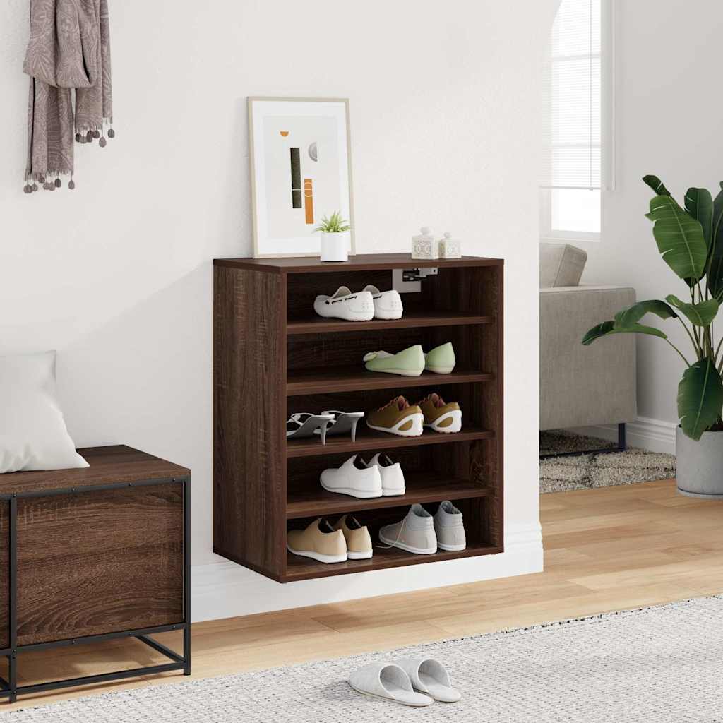 Shoe cabinets 60 x 35 x 70 cm Brown Oak Plenty of shoe space