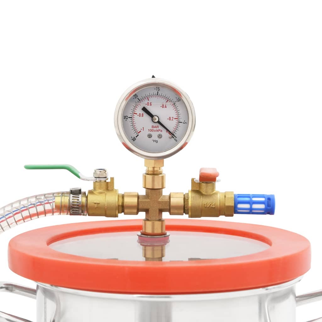 Vacuum Chamber Stainless Steel 5.5 L