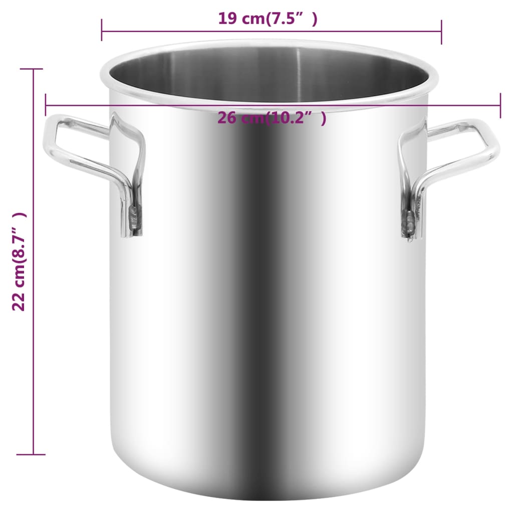 Vacuum Chamber Stainless Steel 5.5 L