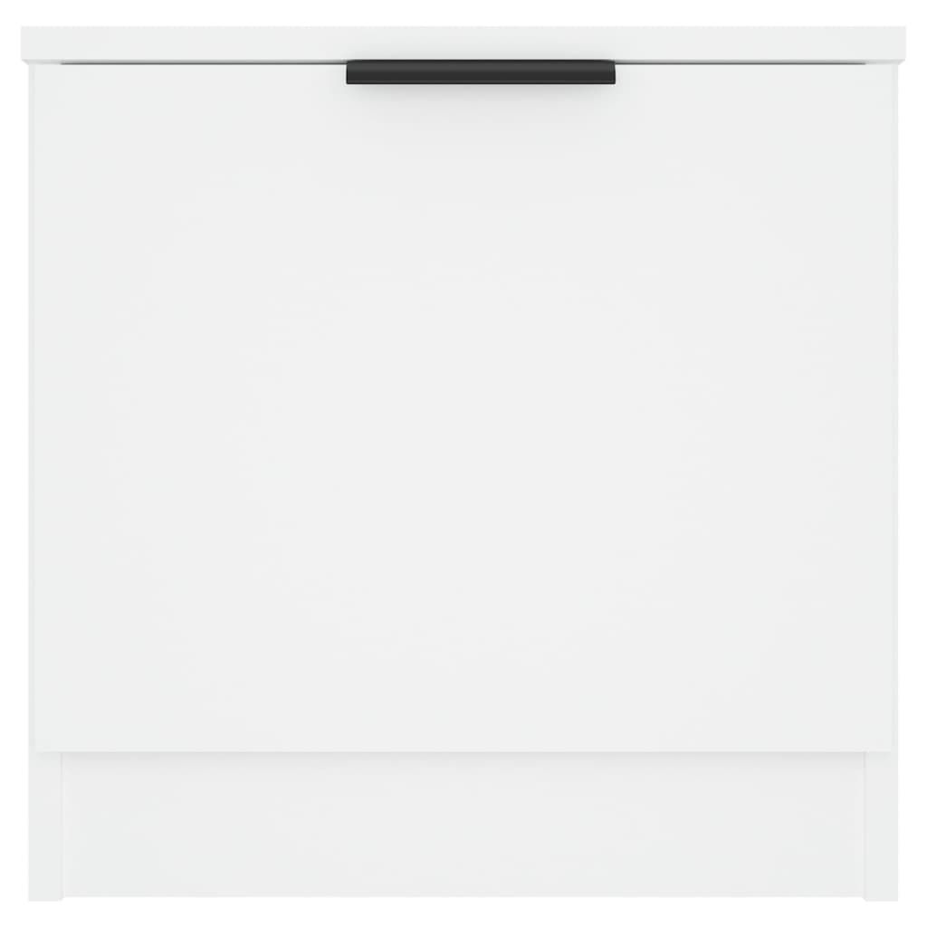 811196 vidaXL Bedside Cabinet White 40x39x40 cm