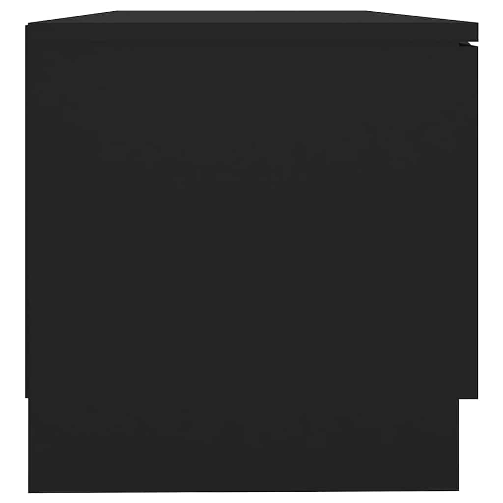 2 Piece TV Cabinet Set Black 80x35x36,5 cm Engineered Wood