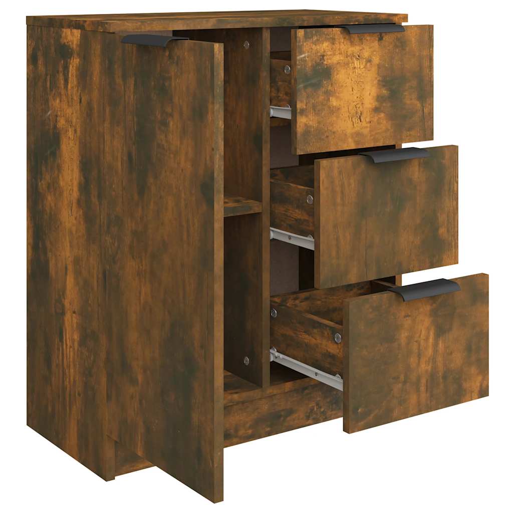 Sideboard Smoked Oak Engineered Wood