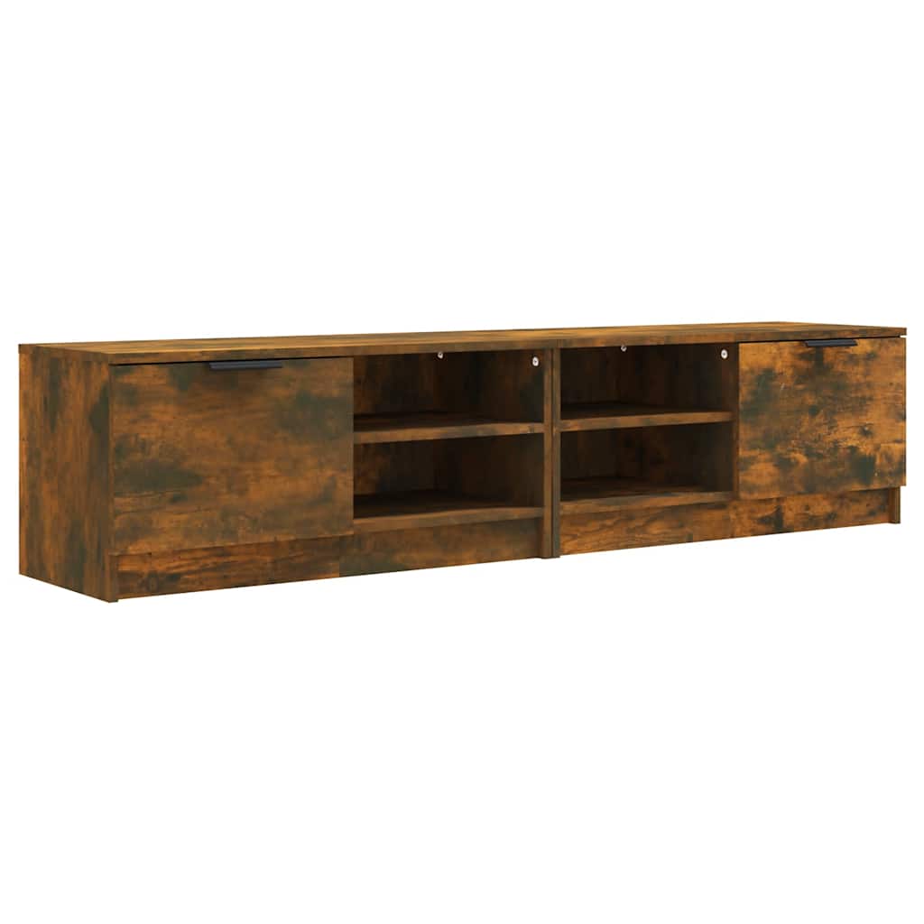2 Piece TV Cabinet Set Smoked Oak 80x35x36,5 cm Engineered Wood