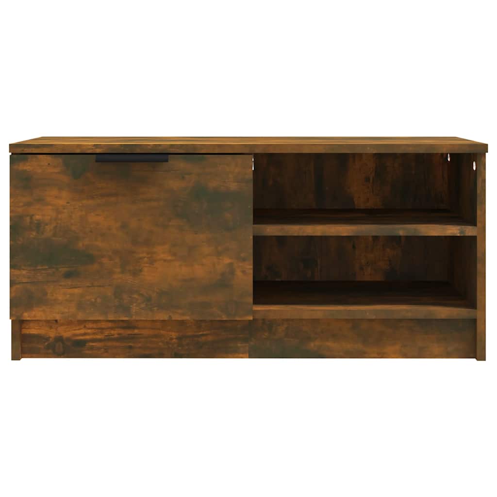 2 Piece TV Cabinet Set Smoked Oak 80x35x36,5 cm Engineered Wood