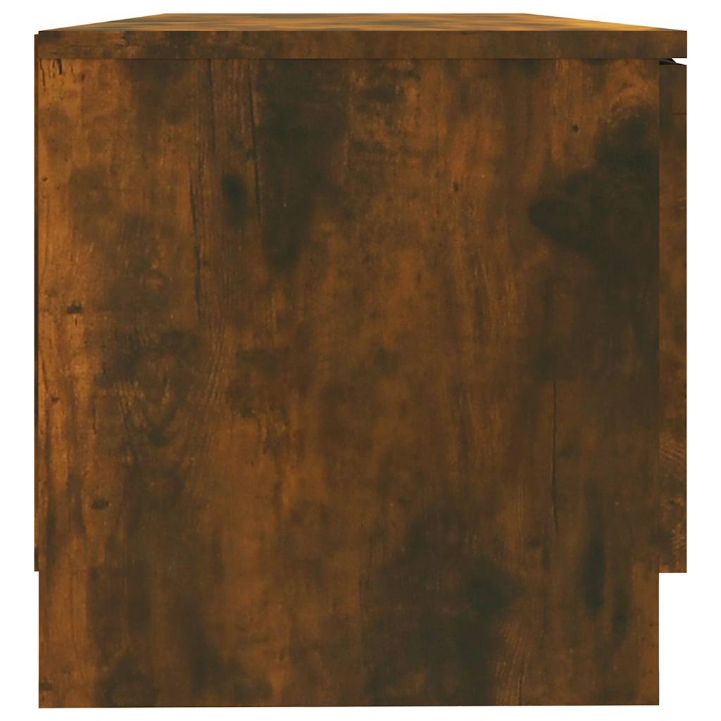 2 Piece TV Cabinet Set Smoked Oak 80x35x36,5 cm Engineered Wood