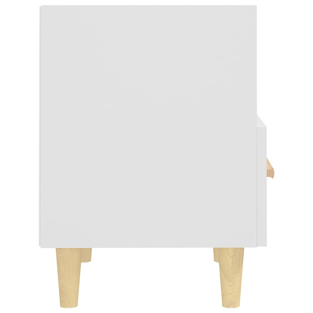 Bedside Cabinet White 40x35x47 cm