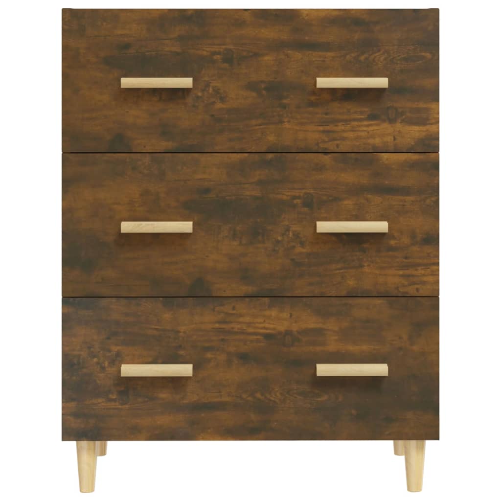 Sideboard Smoked Oak 70x34x90 cm Engineered Wood