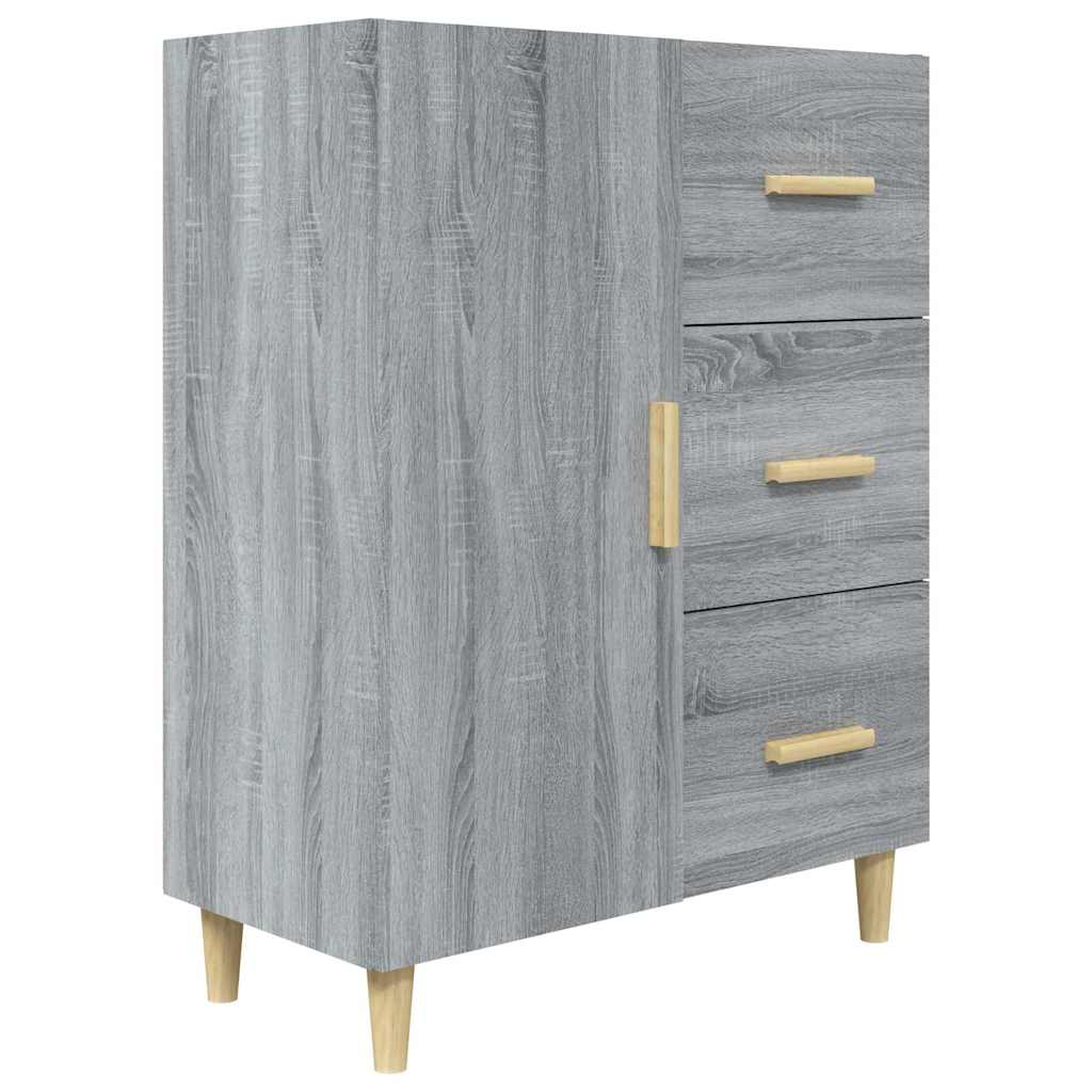 Sideboard Grey Sonoma 69,5x34x90 cm Engineered Wood