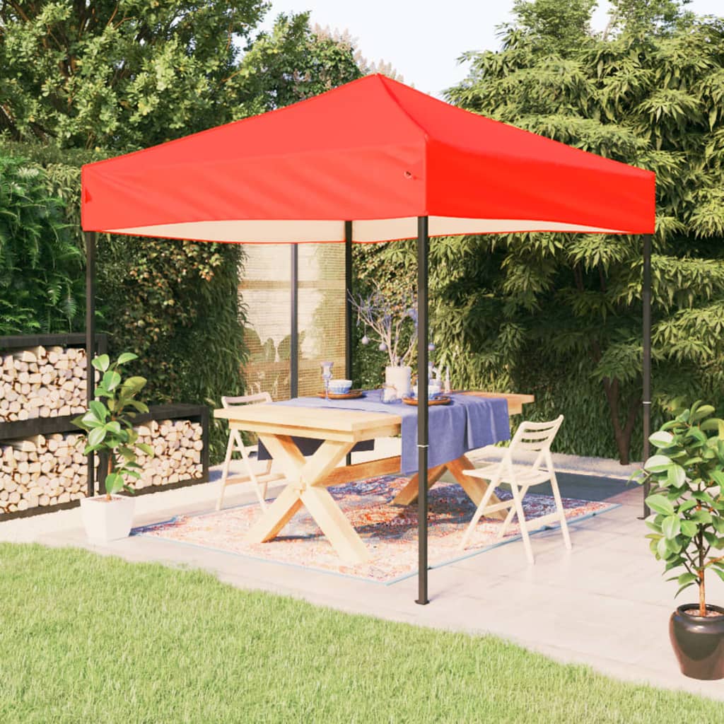 Party Tent | Red | 210D oxford fabric, Steel | 2x2 m | Foldable