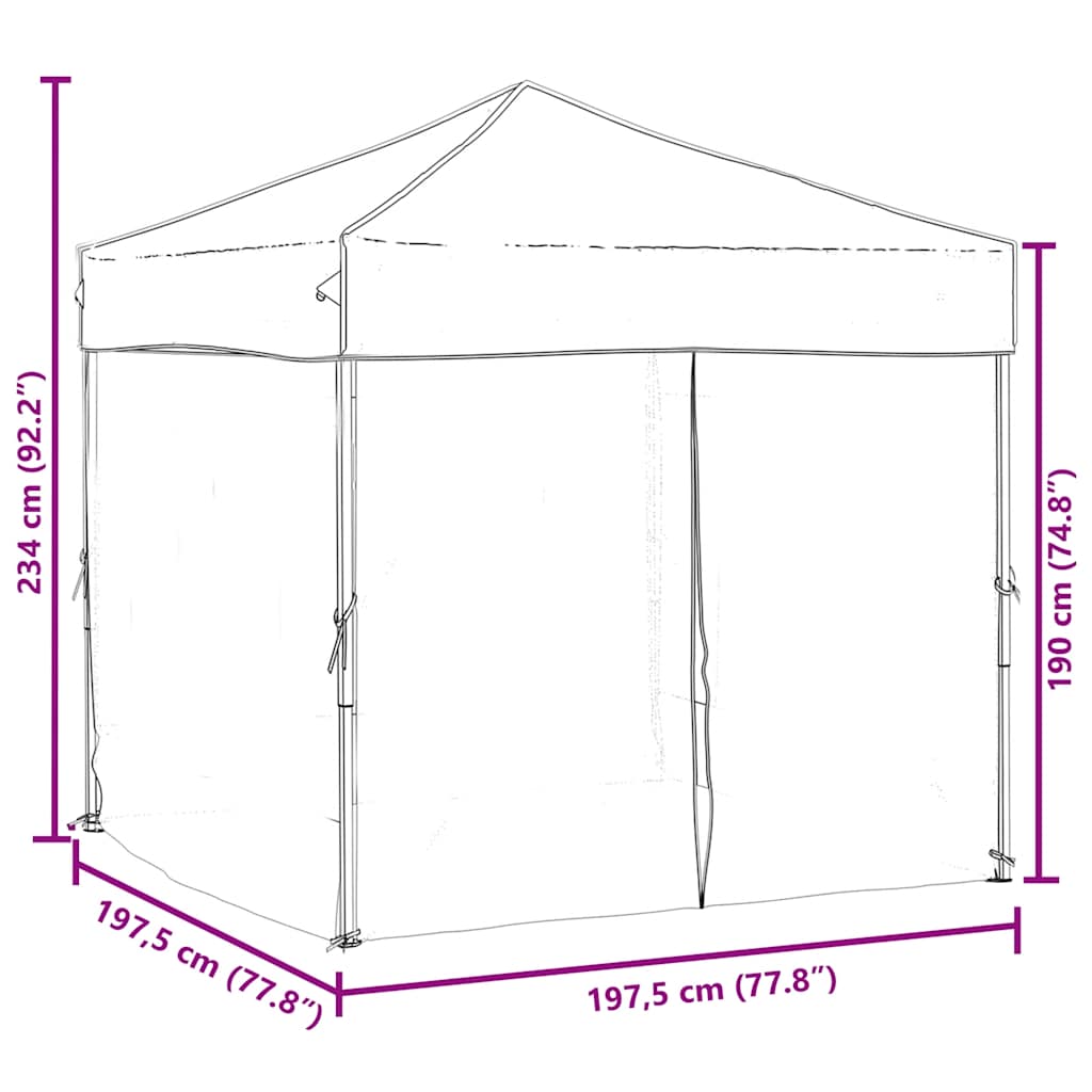 Party Tent | Blue | 210D Oxford Fabric | Small |  Foldable  | Party Tent