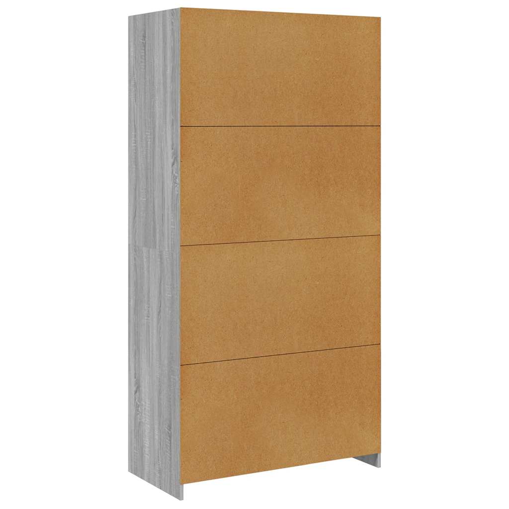 Wardrobe Grey Sonoma 100x50x200 cm Engineered Wood