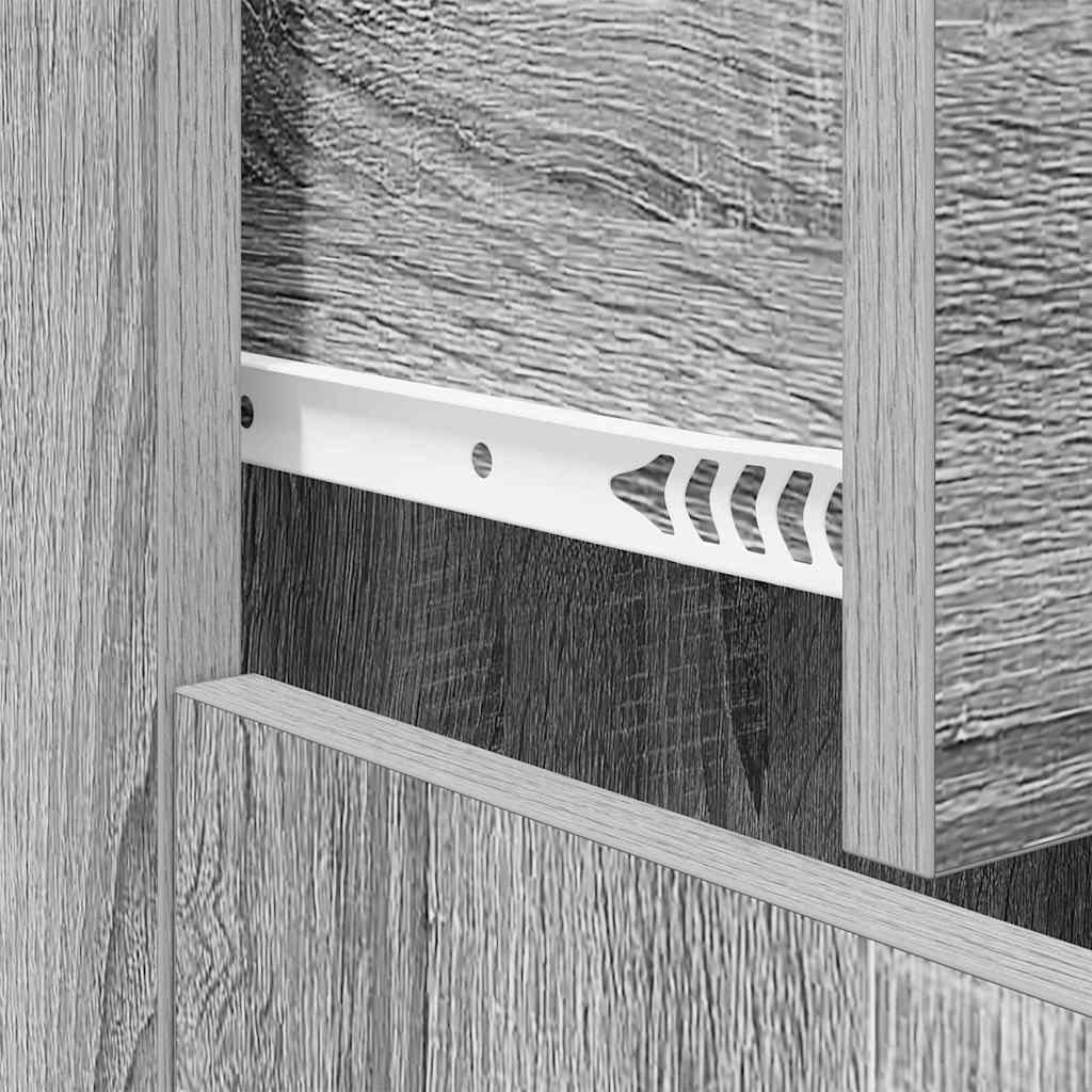 815376 vidaXL Sideboard Grey Sonoma 60x30x75 cm Engineered Wood
