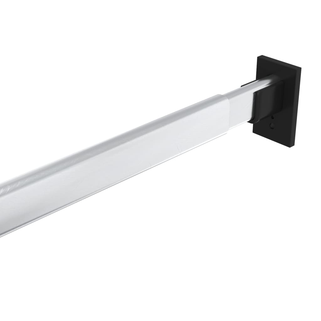 Telescopic Wardrobe Rails 4 pcs Silver 58-100 cm