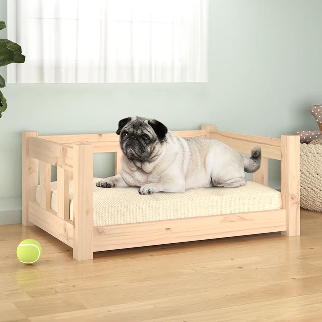 Dog Bed 65,5x50,5x28 cm Solid Wood Pine