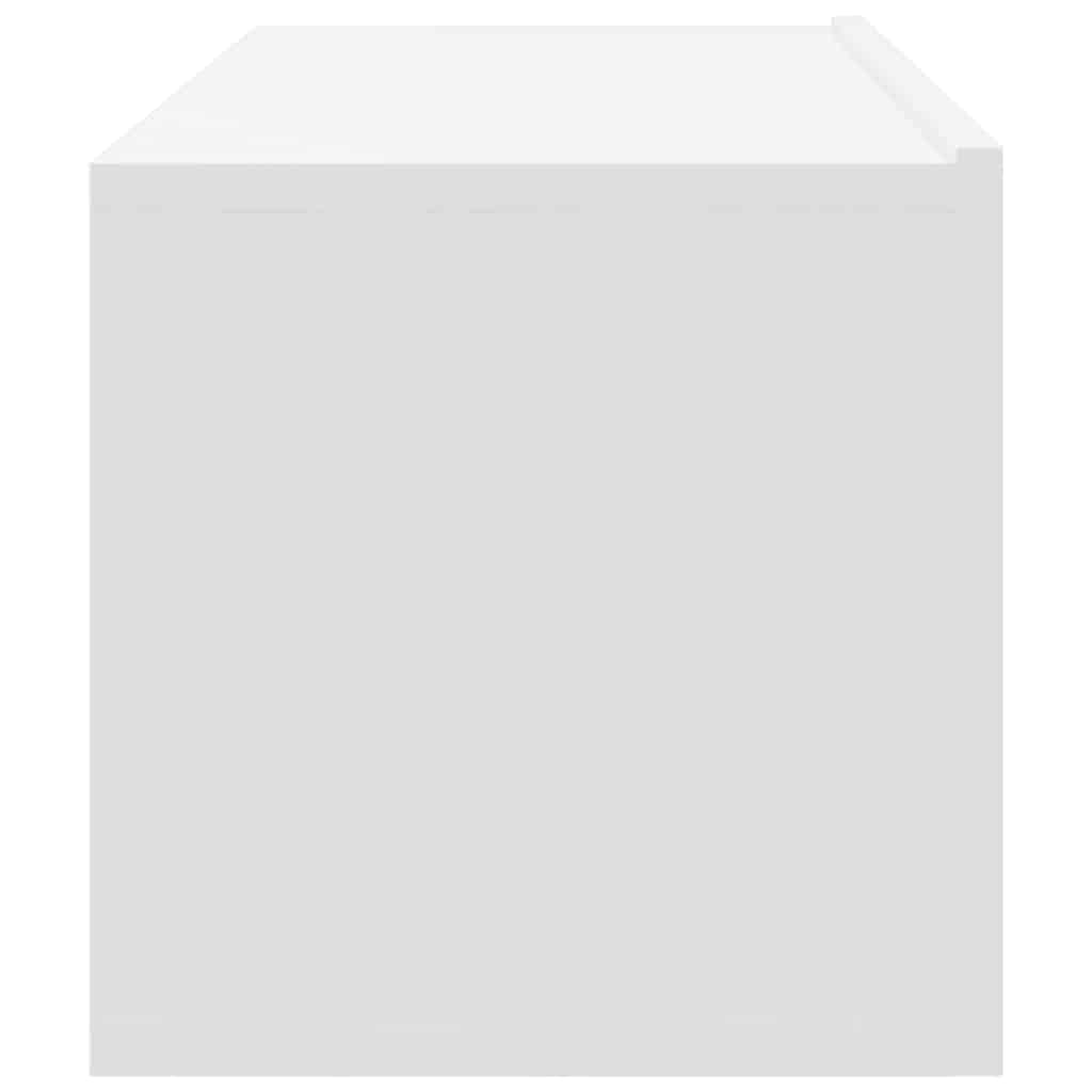 Wall TV Cabinets 2 pcs White 100x30x30 cm Engineered Wood