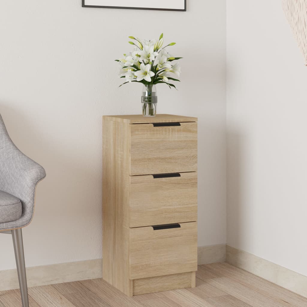 Sideboard Sonoma Oak 30x30x70 cm Engineered Wood