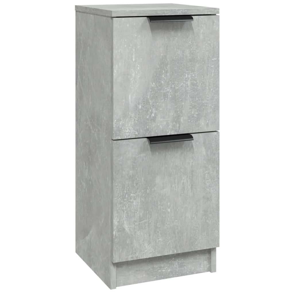 Sideboard Concrete Grey 30x30x70 cm Engineered Wood
