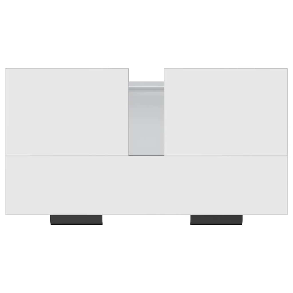 Bathroom Cabinet White 64.5x33.5x59 cm Engineered Wood