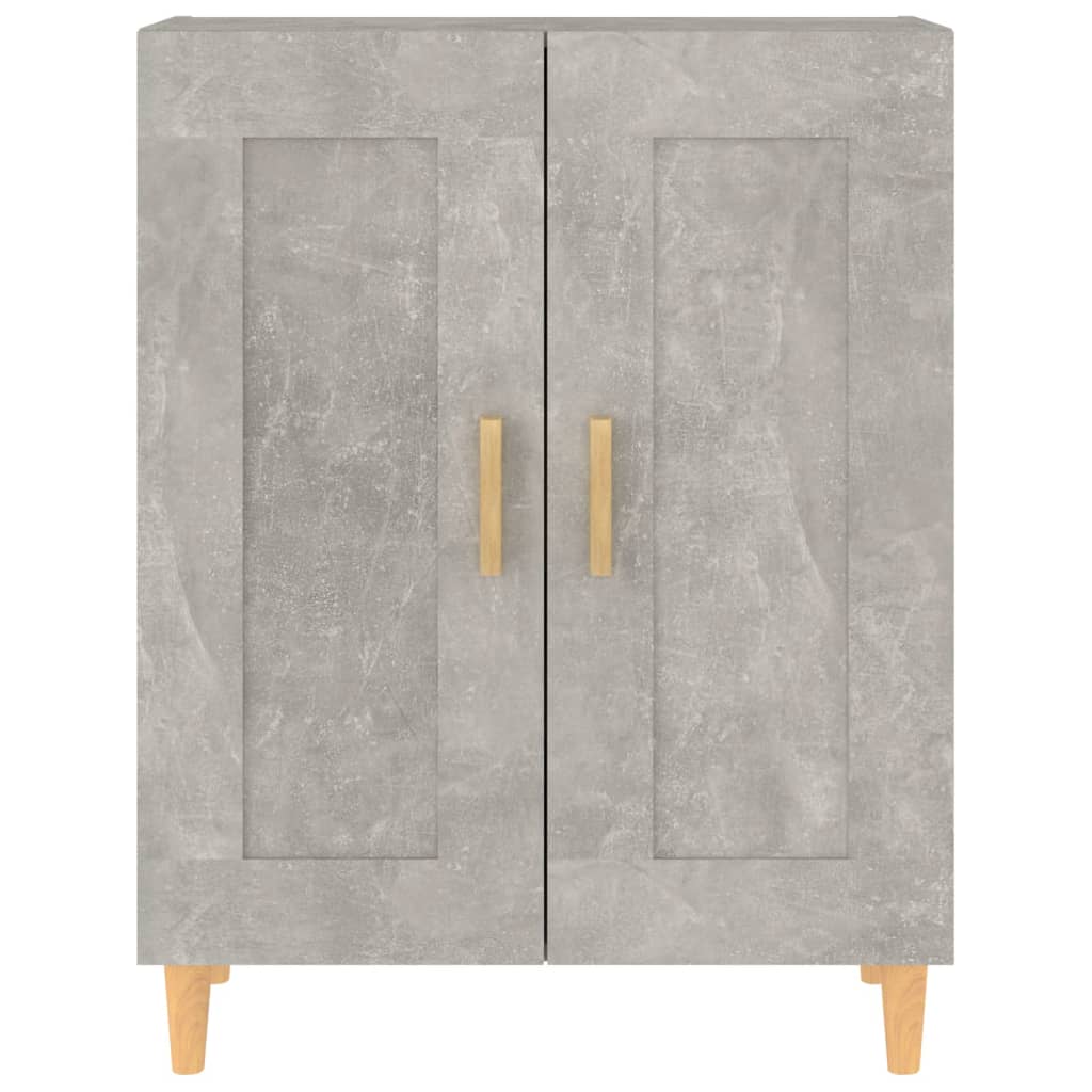Sideboard Concrete Grey 69.5x34x90 cm Engineered Wood