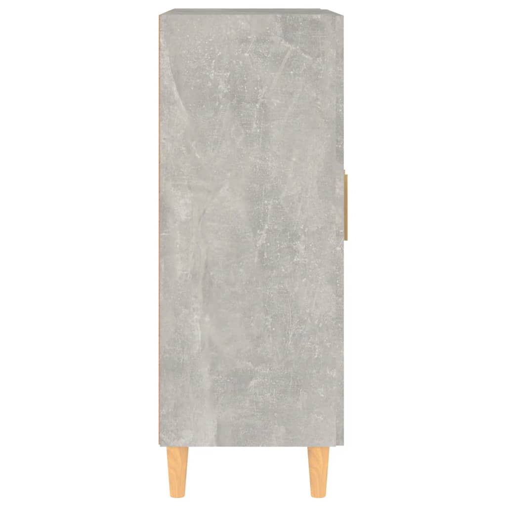 Sideboard Concrete Grey 69.5x34x90 cm Engineered Wood