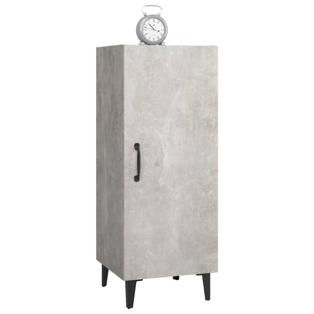 Sideboard Concrete Grey 34.5x34x90 cm Engineered Wood