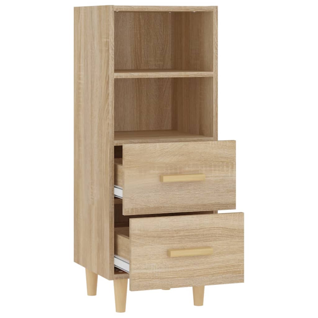 Sideboard Sonoma Oak 34.5x34x90 cm Engineered Wood
