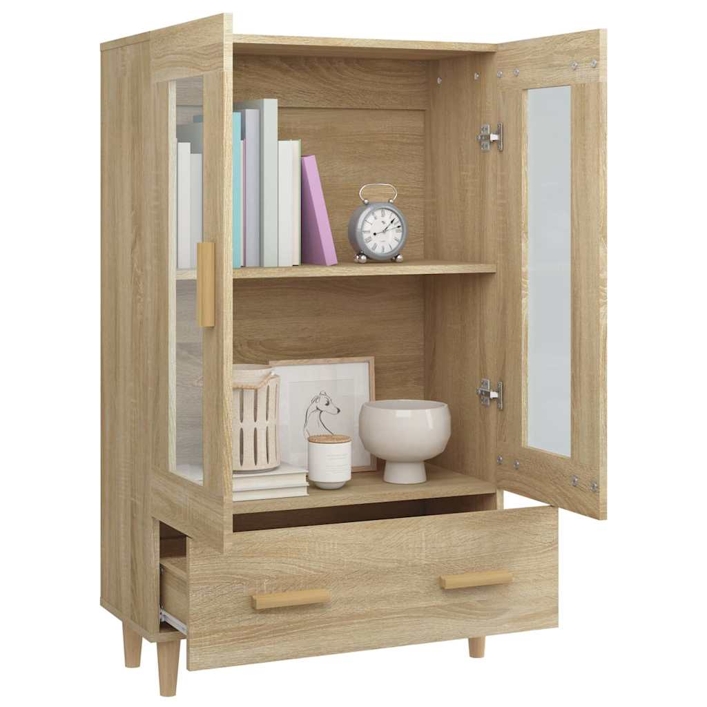 Highboard Sonoma Oak 70x31x115 cm Engineered Wood