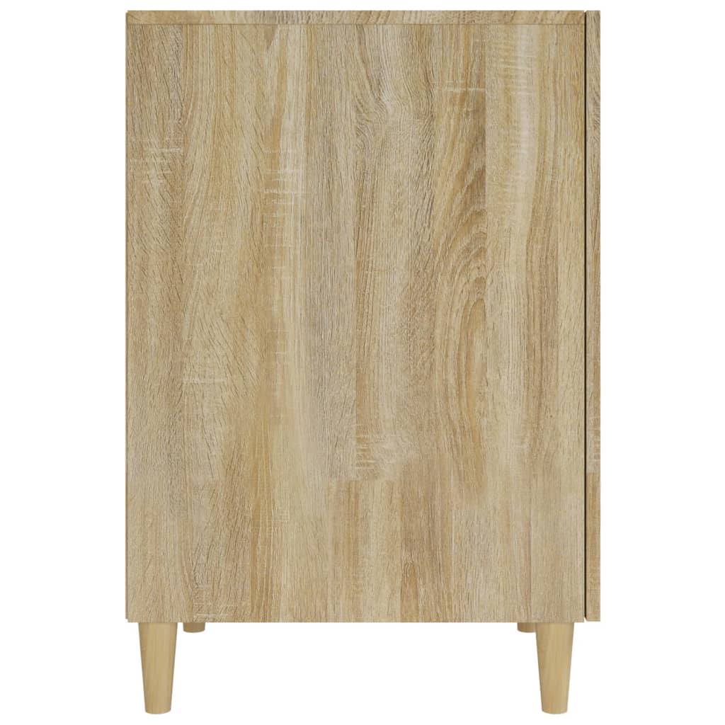 Desk Sonoma Oak 140x50x75 cm Engineered Wood
