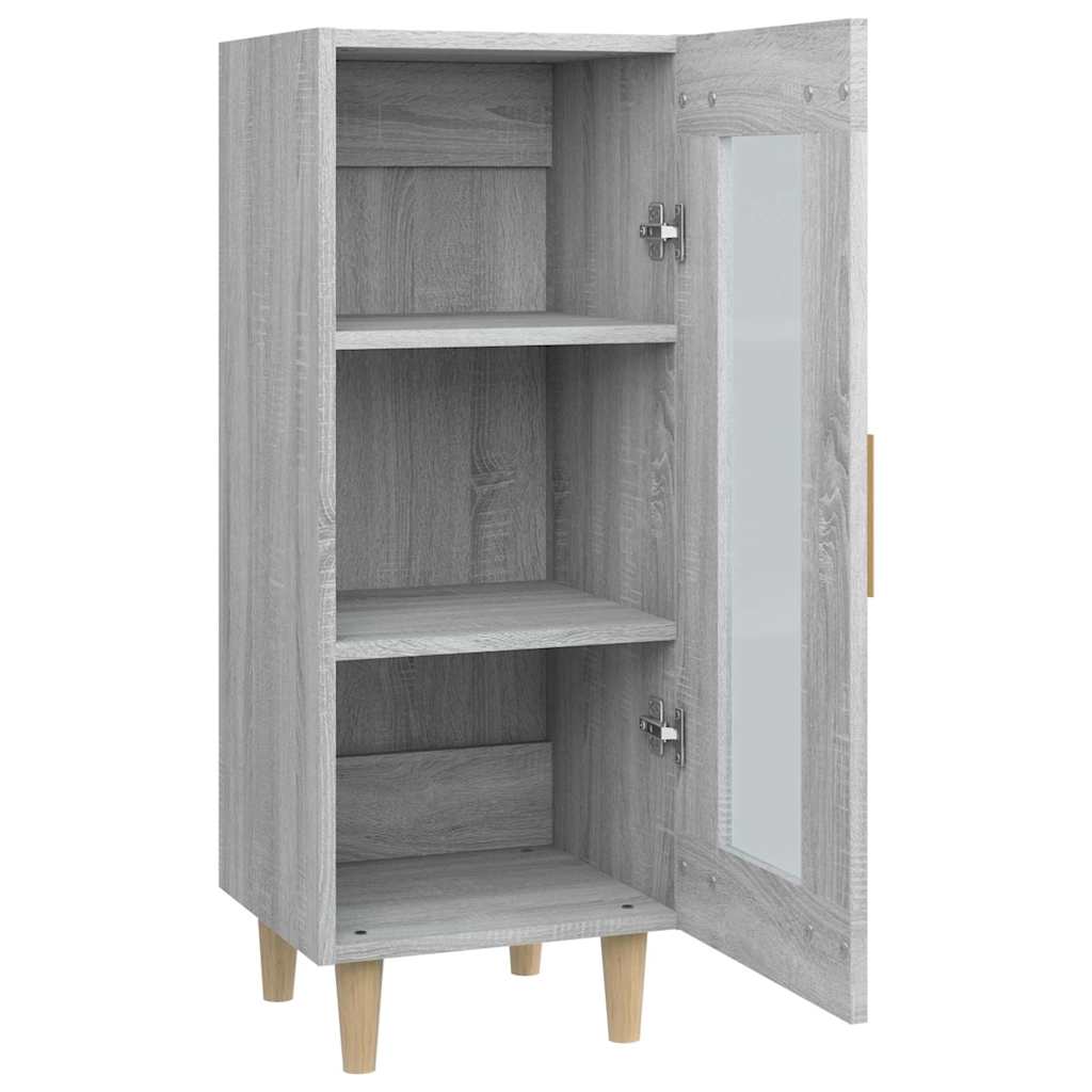 Sideboard Grey Sonoma 34.5x34x90 cm Engineered Wood