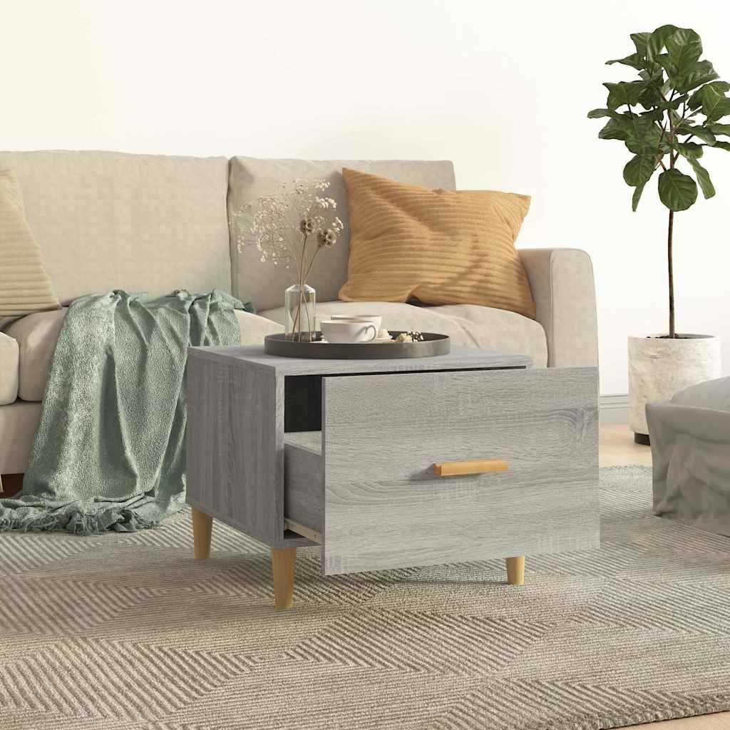 Coffee Tables 2 pcs Grey Sonoma 50x50x40 cm Engineered Wood