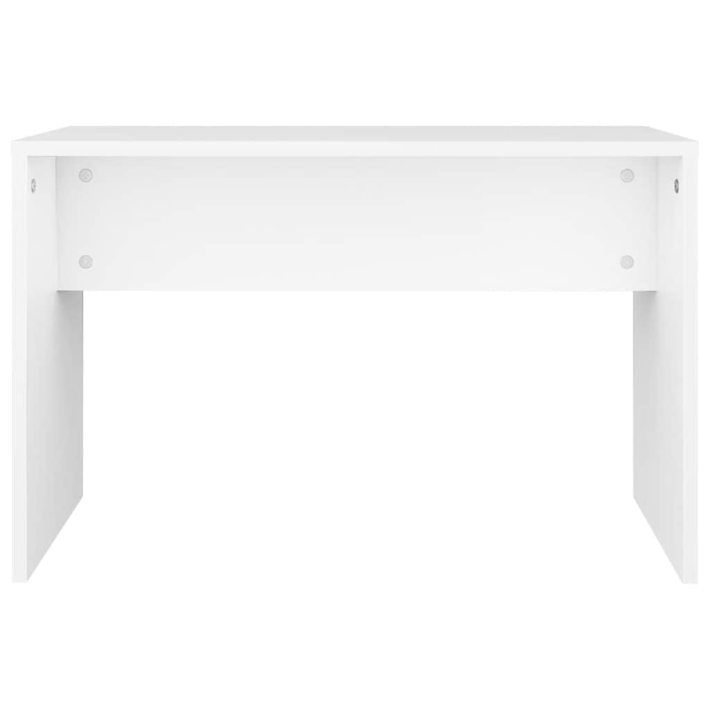 Dressing Table Set White 74.5x40x141 cm