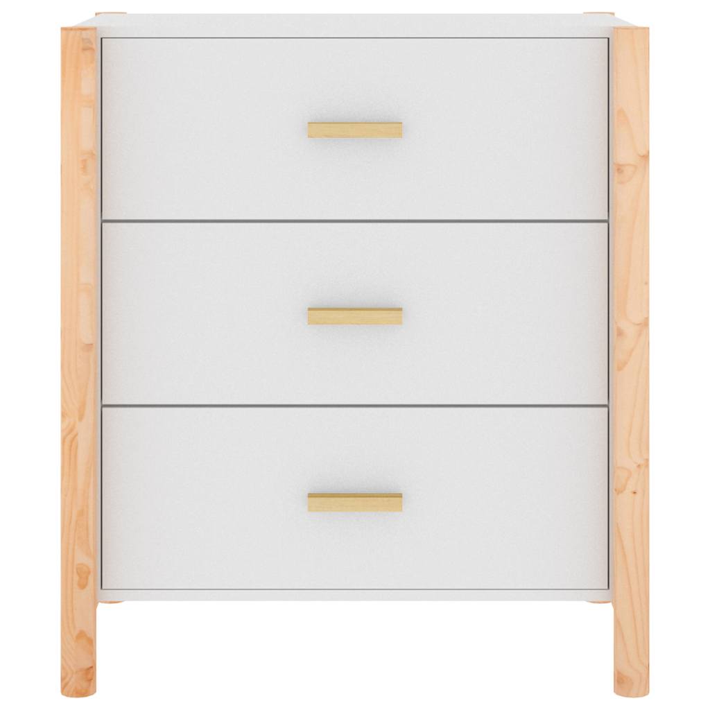 Sideboard White 62x38x70 cm Engineered Wood