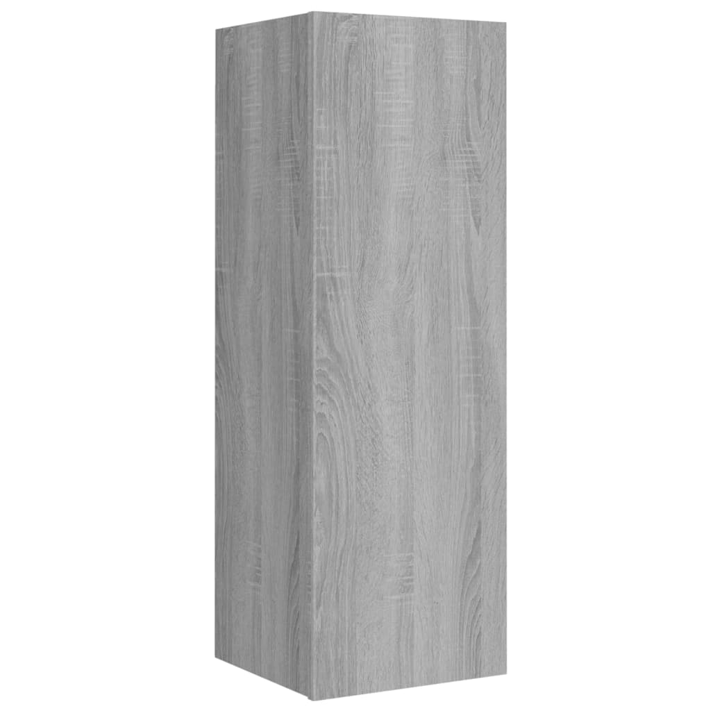 4 Piece TV Cabinet Set Grey Sonoma Engineered Wood