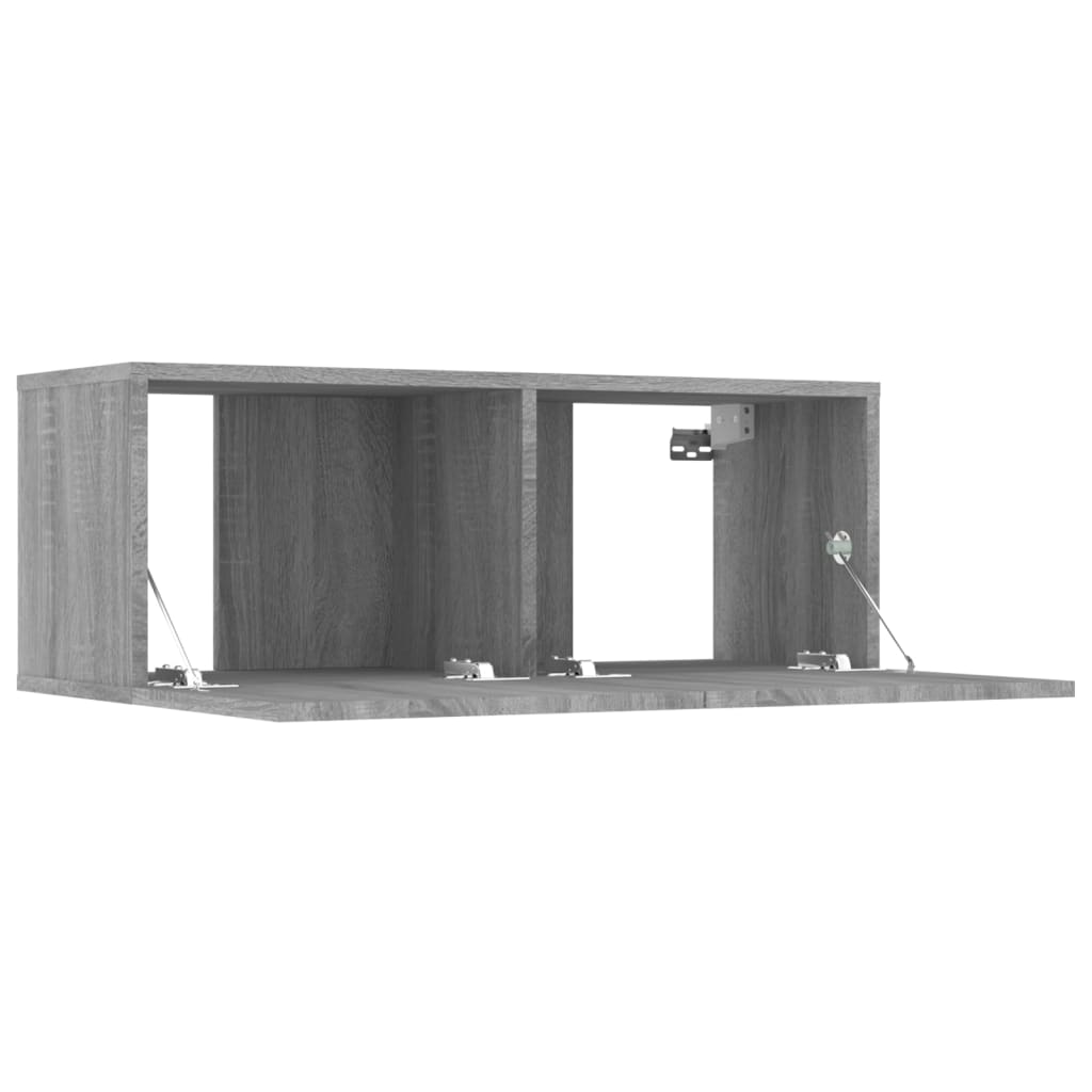 8 Piece TV Cabinet Set Grey Sonoma Engineered Wood