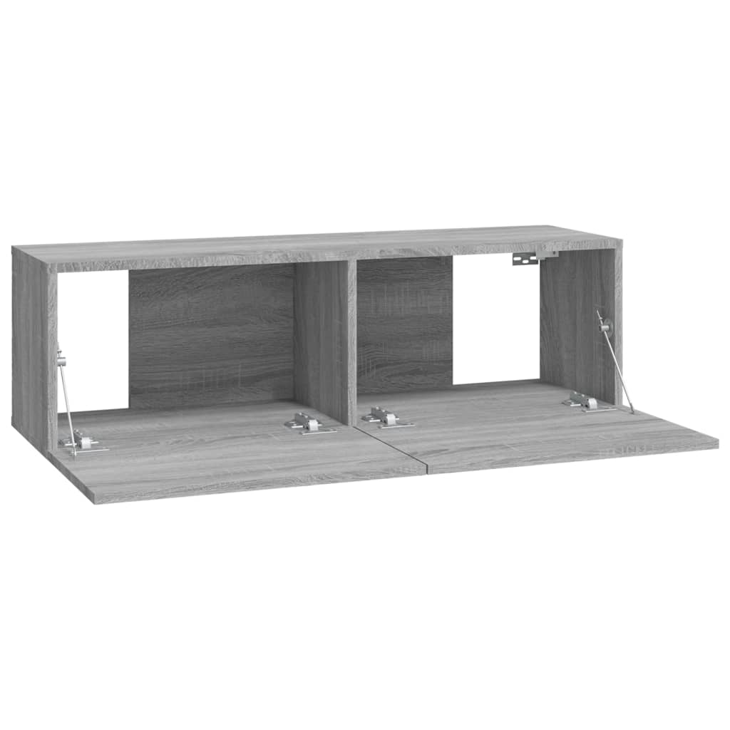 8 Piece TV Cabinet Set Grey Sonoma Engineered Wood