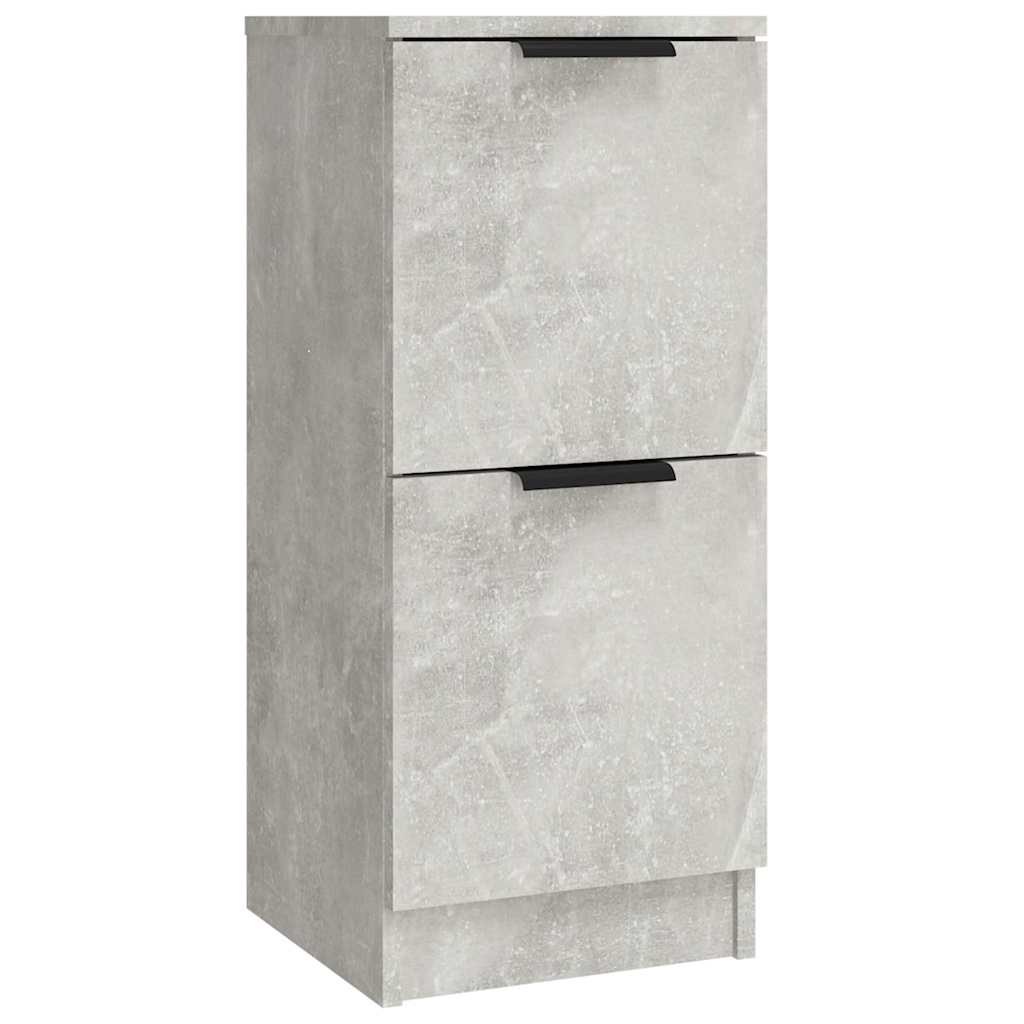 Sideboards 3 pcs Concrete Grey Engineered Wood