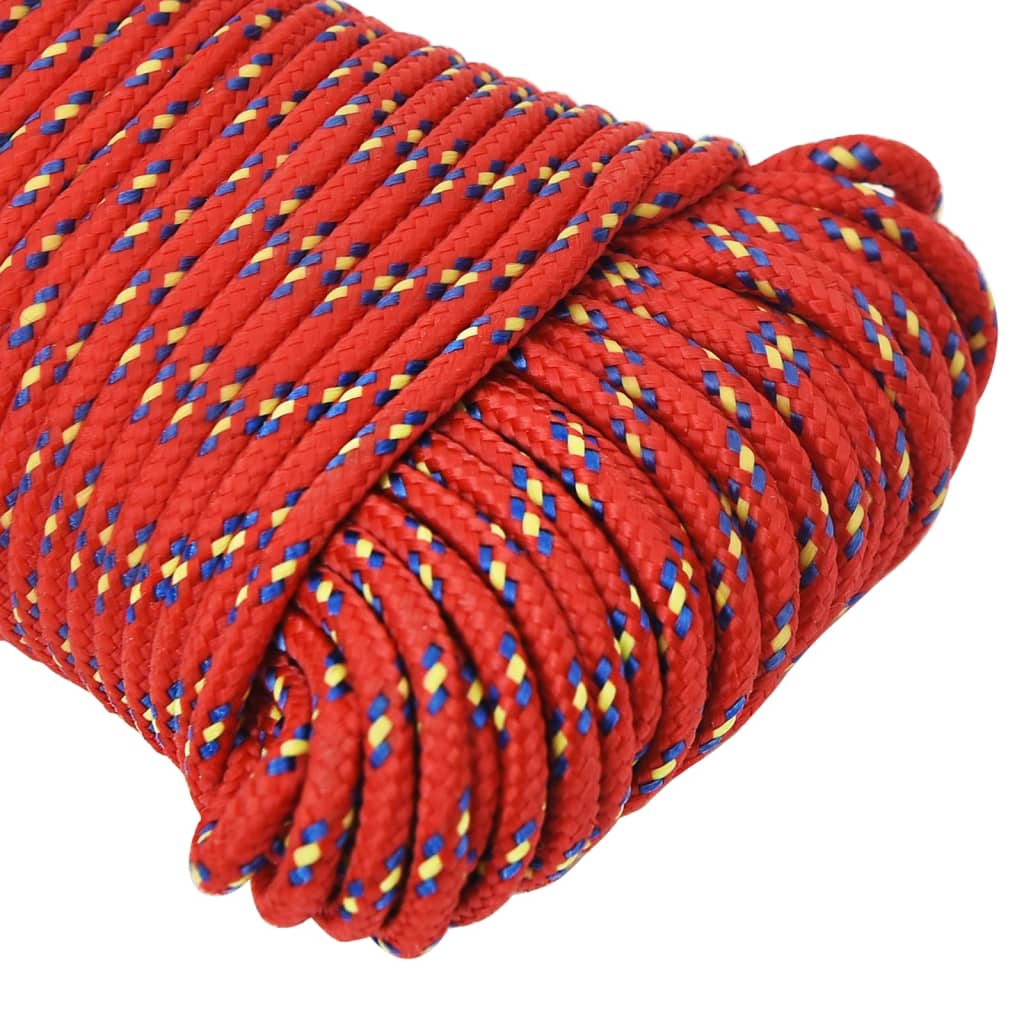 Boat Rope Red 3 mm 250 m Polypropylene