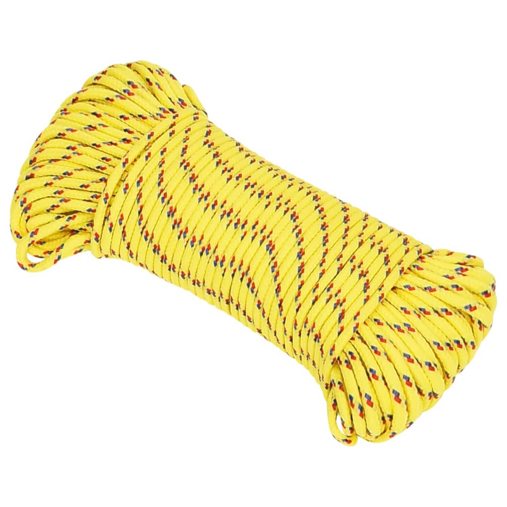 Boat Rope Yellow 3 mm 500 m Polypropylene