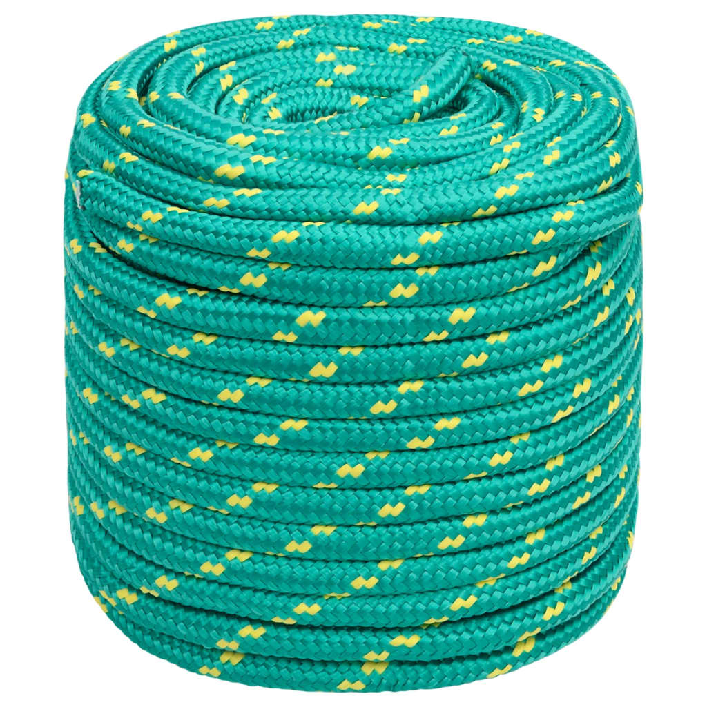 Boat Rope Green 16 mm 100 m Polypropylene