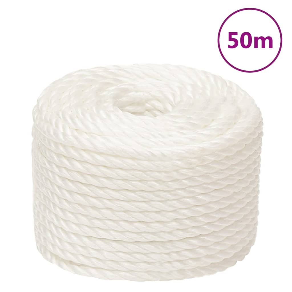 Work Rope White 12 mm 50 m Polypropylene