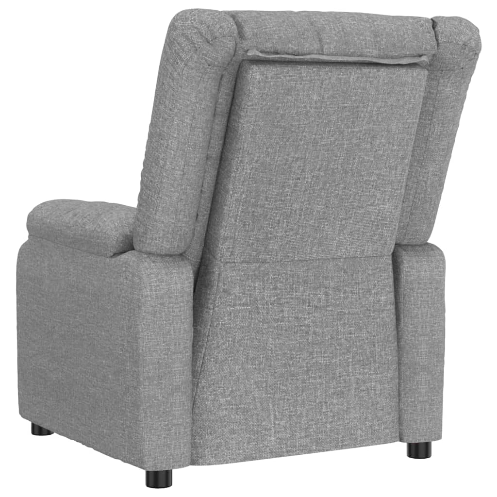 Massage Chair Light Grey Fabric