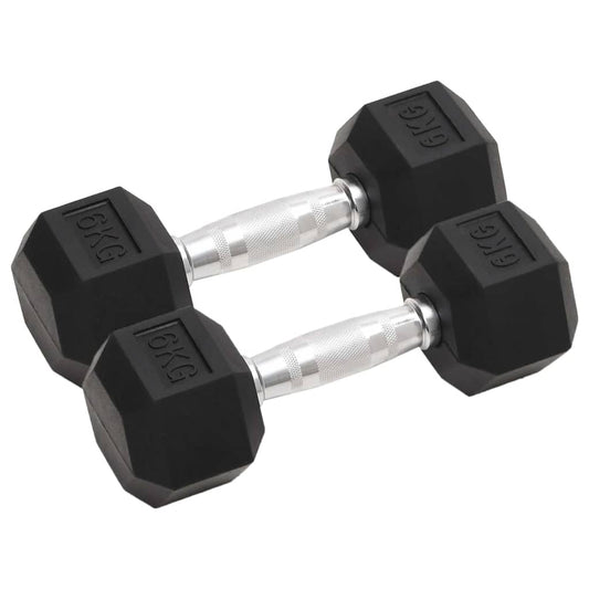 Dumbbells 2 pcs 6 kg Total Cast Iron