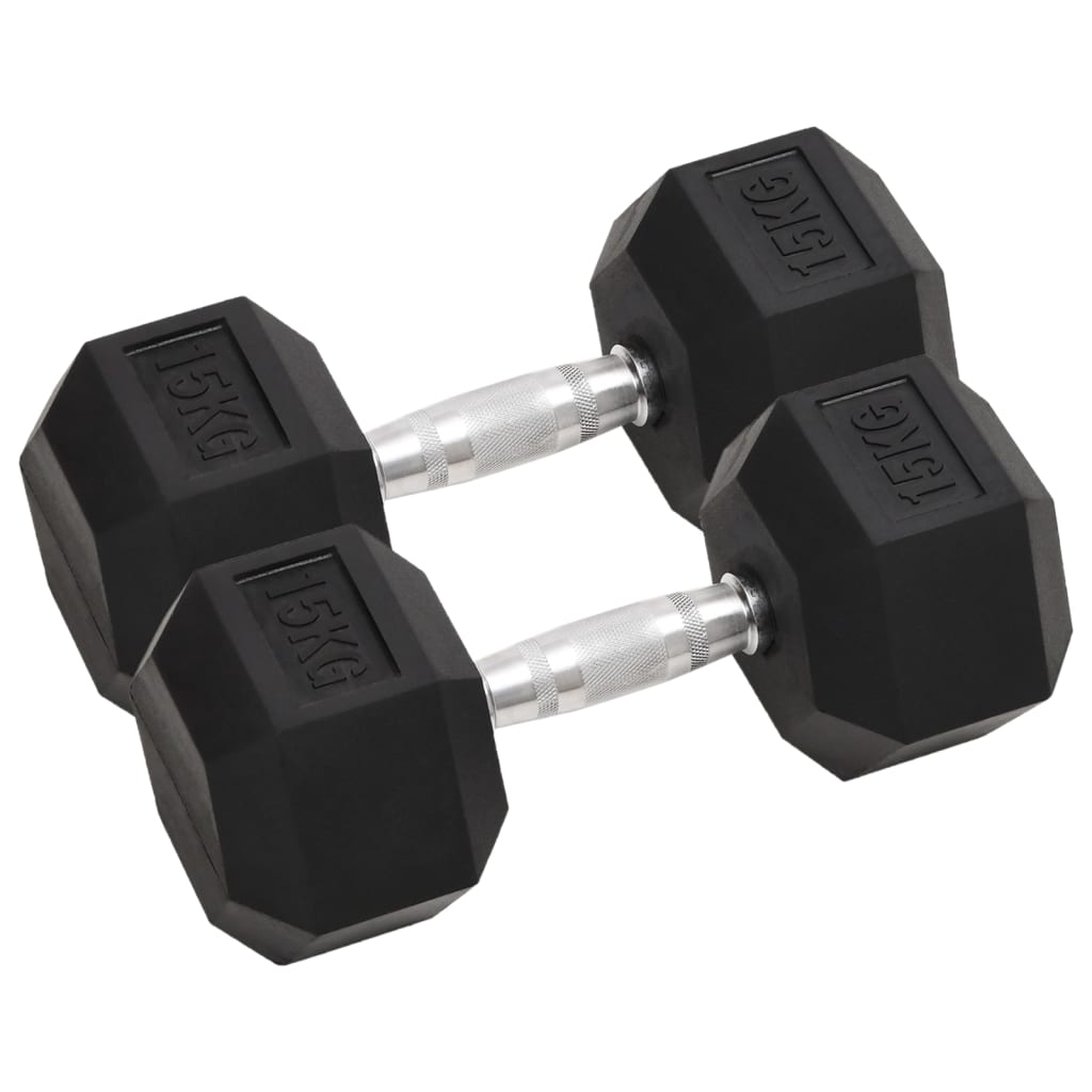 Dumbbells 2 pcs 15 kg Total Cast Iron