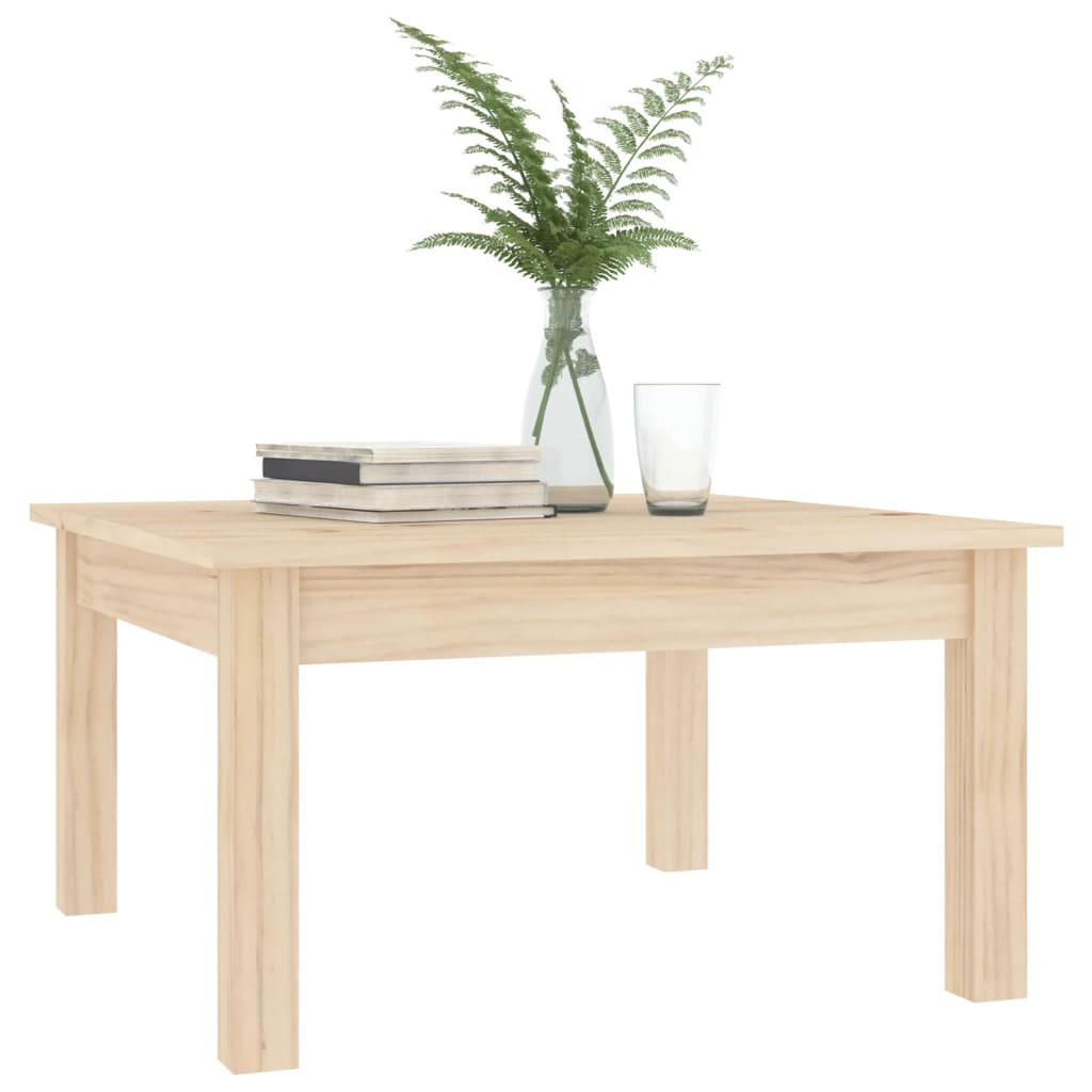 814229 vidaXL Coffee Table 55x55x30 cm Solid Wood Pine