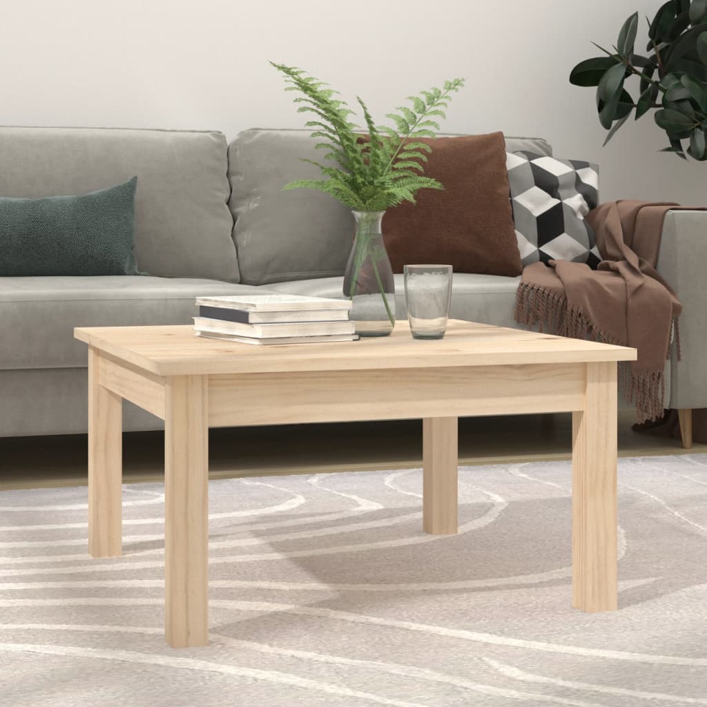 814229 vidaXL Coffee Table 55x55x30 cm Solid Wood Pine