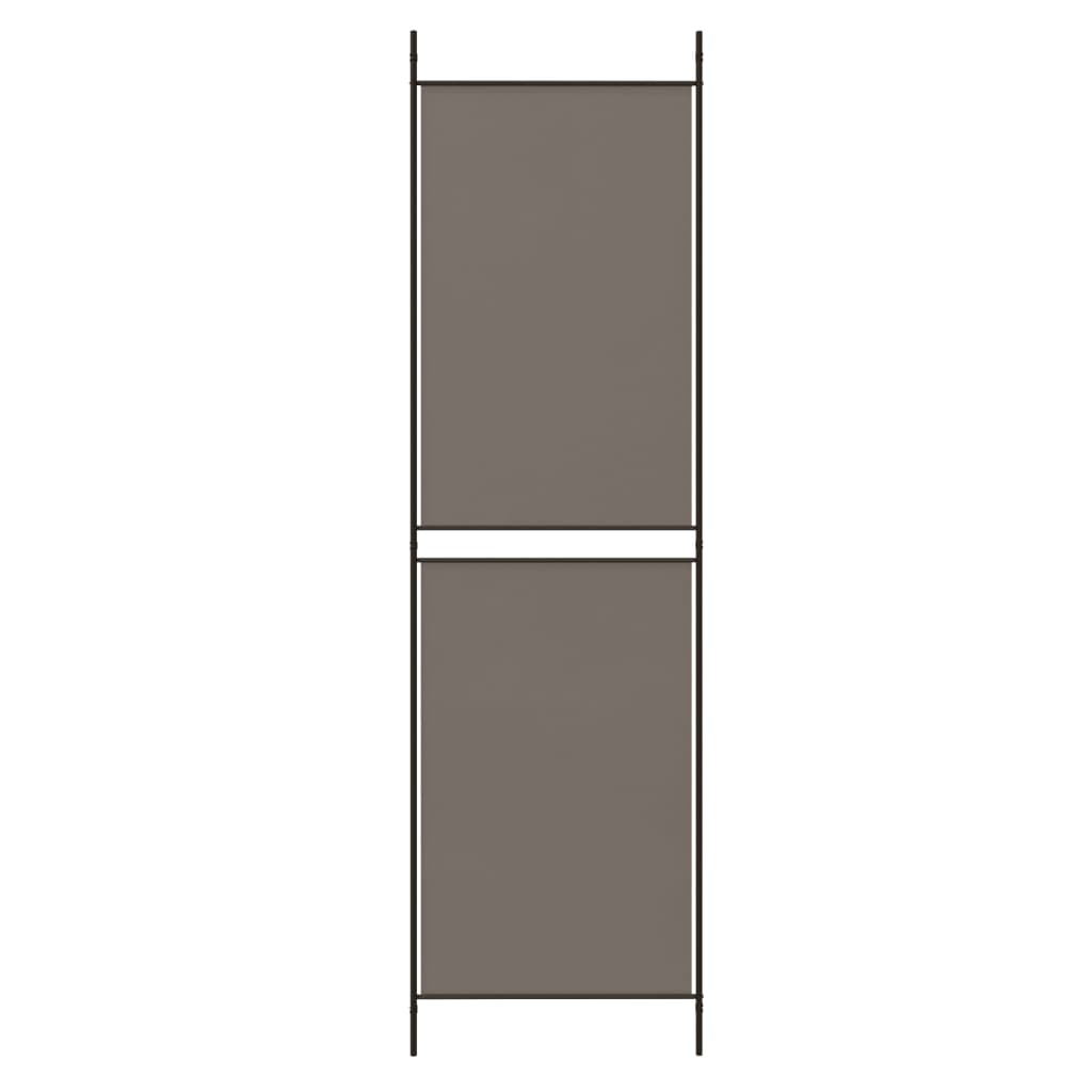 3-Panel Room Divider Anthracite 150x200 cm Fabric
