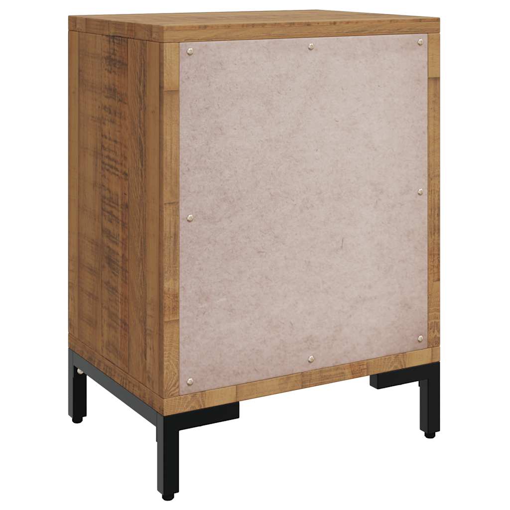 Bedside Cabinet Brown 36x30x54 cm Solid Pinewood