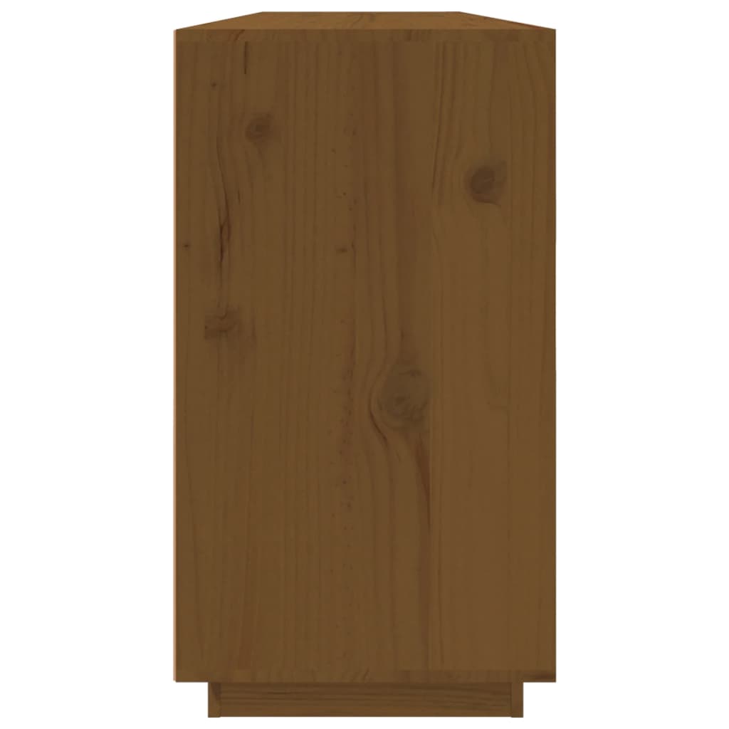 Sideboard Honey Brown 100x40x75 cm Solid Wood Pine