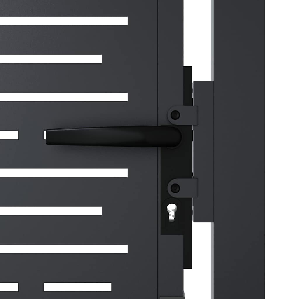 Garden Gate Anthracite 100x150 cm Steel Square Design